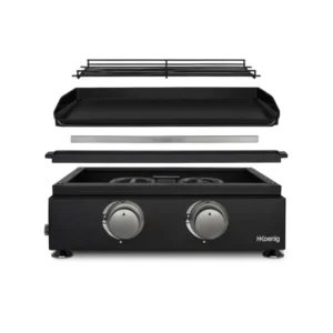 Ψησταριά Αερίου με 2 Καυστήρες Σχήματος U Black H.Koenig PLX1022 - Image 5