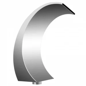 VEVOR Καταρράκτης Πισίνας Ανοξείδωτος 39x20x4 εκ. Ασημί για Κήπο και Λίμνη  PQSBJPJSM30X60CM1V0 - Image 8