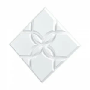 VEVOR Πάνελ Τοίχου 3D 33-Τεμαχίων 11.81x11.81'' PVC 32 Τ.Π. Κάλυψη Λευκό Floral PVC3DQBXDYSJ05PSDV0 - Image 8