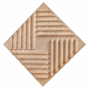 VEVOR 3D Πάνελ Τοίχου 12τμχ 50x50εκ PVC 3τ.μ. Κάλυψη Ανοιχτό Ξύλο PVC3DQBXDYSJPJ7GEV0 - Image 8