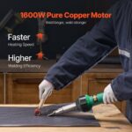 VEVOR  Πλαστικός Συγκολλητής Θερμού Αέρα 1600W με 5 Αξεσουάρ  PVCBRRJTZWGJ2XMI1V2 - Image 2