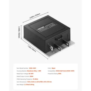 VEVOR Ελεγκτής Ταχύτητας 36V 350A για EZGO 1206-4301 QCSDKZQXH120AQ4UEV9 - Image 6