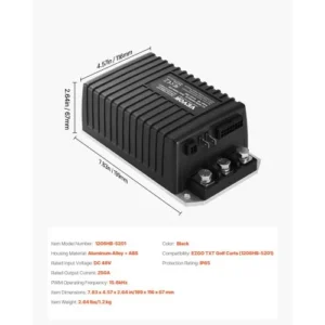 VEVOR Ελεγκτής Ταχύτητας 48V 250A για EZGO TXT 1206HB-5201 QCSDKZQXH120EJYREV9 - Image 6