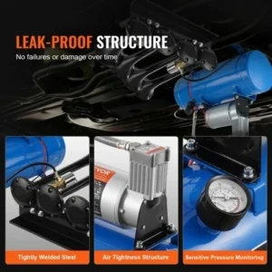 Σετ Κόρνας Τρένου VEVOR, 4 Σάλπιγγες, 150dB, 12V Συμπιεστής 120 psi με Δοχείο 6L για Οχήματα  QLBYCQGTZ12VRGCVHV9 - Image 4