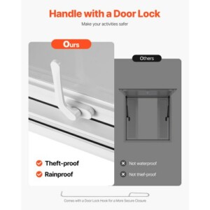 VEVOR Παράθυρο Εξυπηρέτησης με Τέντα 92x92 cm για Food Truck της VEVOR SCFWCK3636YCAFA9Y001V0 - Image 4