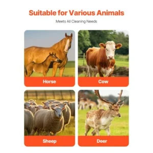 VEVOR Βούρτσες Ξυσίματος Ζώων 4τμχ Ανακούφιση Φαγούρας για Άλογα 43.4 εκ. SCZNSZH4J000X26AYV0 - Image 5