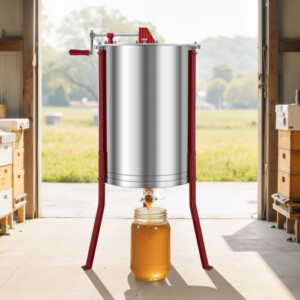 VEVOR Εξαγωγέας Μελιού Χειροκίνητος με 6 Πλαίσια από Ανοξείδωτο Ατσάλι SDYMJJPBXG183C2ZX001V0 - Image 7