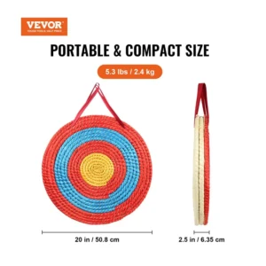 Στόχος Τοξοβολίας από Άχυρο 3 Στρώσεων 50.8 x 6.35 cm VEVOR SGFZK3C20X20GVYDKV0 - Image 9