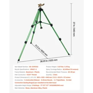 VEVOR Δίποδα Ποτιστικά 2 Τεμάχια Βαρέως Τύπου με Σύνδεσμο G3/4" SJJSSQLSZX2J3VCN2V0 - Image 6