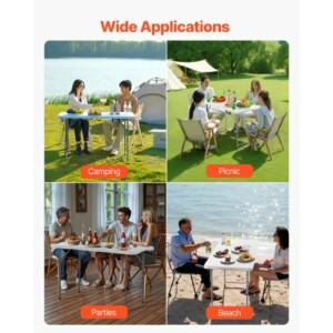 VEVOR Φορητό Πτυσσόμενο Τραπέζι 122cm για Πικνίκ SLKHWZDZ4YCBQ1OPT001V0 - Image 6