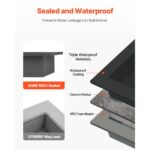 VEVOR Εντοιχισμένο Ράφι Ντους 40.6 x 50.8 x 10.2 cm για Μπάνιο SLLYBK2C16INJ0D06001V0 - Image 2