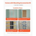 VEVOR Εντοιχισμένο Ράφι Ντους 40.6 x 50.8 x 10.2 cm για Μπάνιο SLLYBK2C16INJ0D06001V0 - Image 4