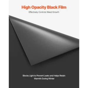 VEVOR Ρολό Πλαστικού Φύλλου 10Mil 10 x 100 FT Βαρέως Τύπου Πολυαιθυλένιο Μαύρο SLM10FT100FT8M2U2V0 - Image 4