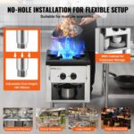 VEVOR  Επαγγελματική Εστία Αερίου 1 Καυστήρα Επιτραπέζια Κουζίνα  SYTSRQZDJK1G8C5UGV0 - Image 5