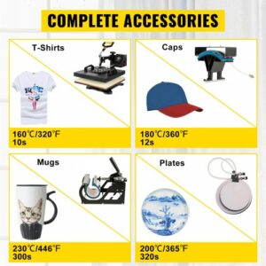 Μηχανή Θερμομεταφοράς 5 σε 1 & Κοπτικό Plotter 720 mm VEVOR  THJ3838+KZJ-72001V2 - Image 6