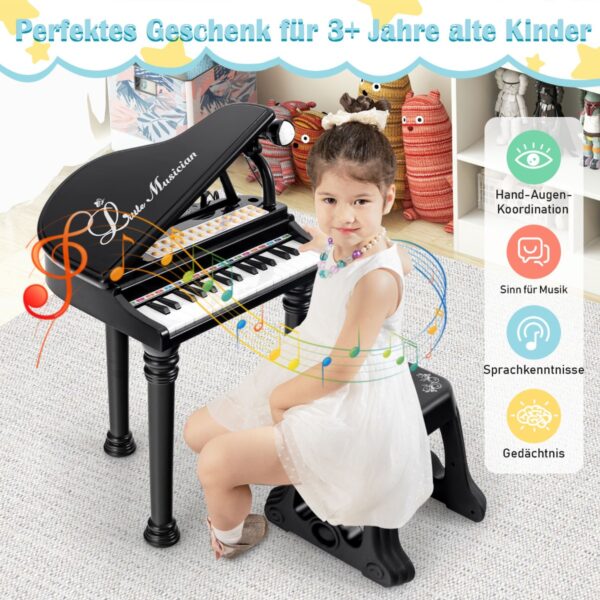 Costway Παιδικό Πιάνο με 31 Πλήκτρα & Σκαμπό