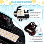 Costway Παιδικό Πιάνο με 31 Πλήκτρα & Σκαμπό, Φορητό Παιχνιδόπιανο 35 x 30 x 55 cm Μαύρο TM10060DK - Image 4