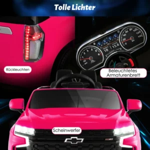 Costway  Ηλεκτρικό Αυτοκίνητο Chevrolet Tahoe για Παιδιά - Ασφαλές και Διασκεδαστικό με Μουσική και Φώτα TQ10117DE-PI - Image 4