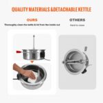 VEVOR  Μηχανή Ποπκόρν 1615W 16 Oz Κόκκινη  TSBMHJ16OZ14CQR1LV2 - Image 5