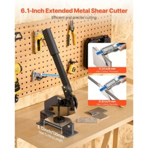 VEVOR Χειροκίνητος Κοπτήρας Μετάλλων 155 mm με Βαρέως Τύπου Βάση για Ακρίβεια και Δύναμη TSJBJCGK6YC0ZL86X001V0 - Image 2