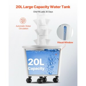 VEVOR Σύστημα Καλλιέργειας Υδροπονίας με Ρόδες 50 Θέσεις Υδροπονικός Πύργος Κήπου TSSPZZXTWSZDQYEM0V2 - Image 3