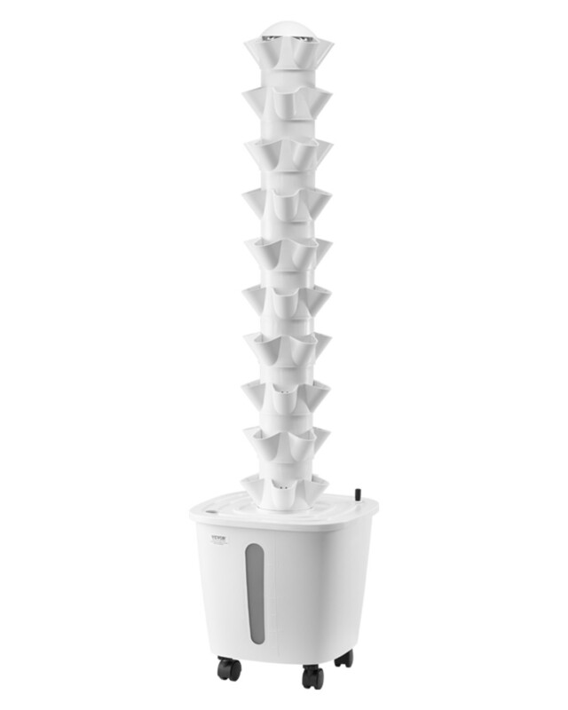 VEVOR Σύστημα Καλλιέργειας Υδροπονίας με Ρόδες 50 Θέσεις Υδροπονικός Πύργος Κήπου TSSPZZXTWSZDQYEM0V2