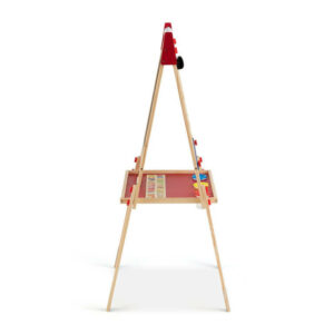 Ξύλινος Παιδικός Μαγνητικός Μαυροπίνακας 3 σε 1 Διπλής Όψης Costway TY327109 - Image 3