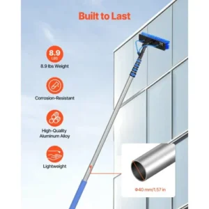 VEVOR Κιτ Καθαρισμού Ηλιακών Πάνελ με Επεκτεινόμενη Λαβή 9m TYNDCBQJTJOZW9Y4KV0 - Image 4
