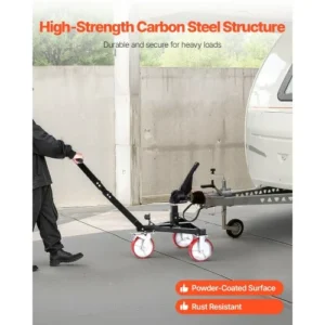 VEVOR Ρυμουλκούμενο Καρότσι 3500lbs Ικανότητα Βάρους Γλώσσας, Ρυθμιζόμενο Ύψος 18 και 22 ιντσών TYSDQYC3500LWJ8TJV0 - Image 5