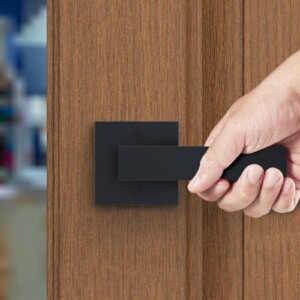 VEVOR Μονή Λαβή Πόρτας, Μαύρη Ματ, για Ντουλάπια & Γαλλικές Πόρτες  WGNMBS1JFX005KE1XV0 - Image 7