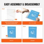 VEVOR  Σετ 6 Ακρυλικές Βάσεις Πινακίδων Διπλής Όψης 8.5 x 11 ιντσών WJZS20YKLBPD8WNKAV0 - Image 4