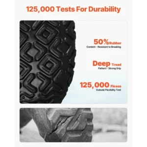 VEVOR Ανδρικές Αδιάβροχες Μπότες Προστασίας με Μεταλλική Μύτη Μέγεθος 10 US XJXJYGNKMB10PRE7UV0 - Image 4