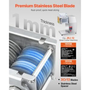 VEVOR Λεπίδα Κοπής Κρέατος 7mm Ανοξείδωτο Ατσάλι για SJY-DQ90 Κρεατομηχανή XRQPJDZ90MM1S4PT0V0 - Image 2