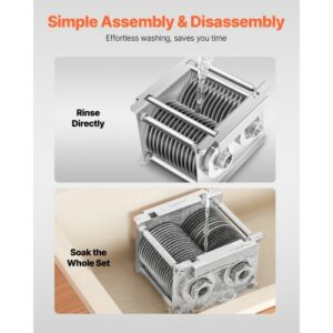 VEVOR Λεπίδα Κοπής Κρέατος 7mm Ανοξείδωτο Ατσάλι για SJY-DQ90 Κρεατομηχανή XRQPJDZ90MM1S4PT0V0 - Image 3