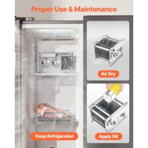 VEVOR Λεπίδα Κοπής Κρέατος 7mm Ανοξείδωτο Ατσάλι για SJY-DQ90 Κρεατομηχανή XRQPJDZ90MM1S4PT0V0 - Image 5