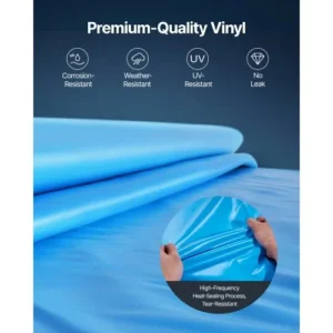 VEVOR Στρογγυλή Επένδυση Πισίνας 18ft Unibead 47in Ύψος Τοίχου Μονόχρωμη YCNCCSROUND3W17JOV0 - Image 4