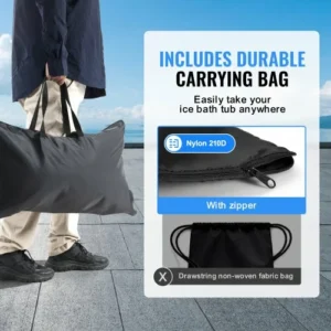 Φουσκωτή Μπανιέρα Παγοθεραπείας VEVOR για Αθλητές  YCQHK7590000JA3MQV0 - Image 4