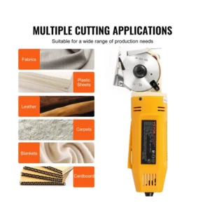 Ηλεκτρικός Περιστροφικός Κόφτης Υφασμάτων 170 W VEVOR YSQBJ170WYS7GHN7MV2 - Image 5