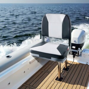 VEVOR Κάθισμα Σκάφους με Χαμηλή Πλάτη και Ανακλινόμενο Πίσω Μέρος (Μαύρο & Γκρι) ZDCZYDKBHHS14JMK4001V0 - Image 7