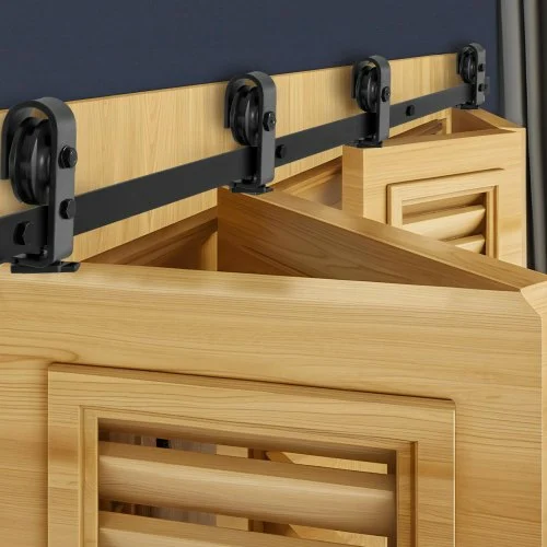 VEVOR Κιτ Συρόμενης Πόρτας Αχυρώνα 64" για Τέσσερις Πόρτες ZDSMDGDGSM2D71CL9001V0