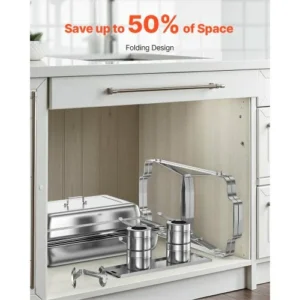 VEVOR 8 Qt 2 Pack Rectangle Chafing Dish Set ZFXBXGSTGK2J9NBC2V0 - Image 5