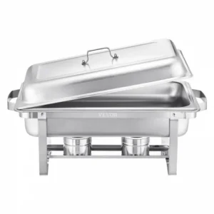 VEVOR 8 Qt 2 Pack Rectangle Chafing Dish Set ZFXBXGSTGK2J9NBC2V0 - Image 8