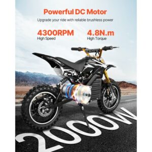VEVOR Σετ Ηλεκτρικού Κινητήρα 2000W 48V 4300rpm & Ελεγκτής Ταχύτητας ZLWSDJTJ2000EEQF3V9 - Image 2