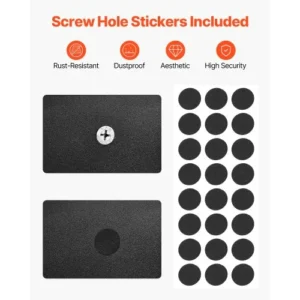 VEVOR Μαύρο Επιτραπέζιο Ράφι 2 Επιπέδων για Γραφείο & Σπίτι ZMSJDNZSJMB22GJVGV0 - Image 6