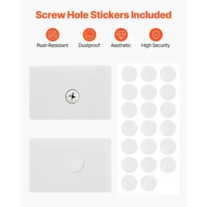 VEVOR Λευκή Επιτραπέζια Ραφιέρα 2 Επιπέδων για Γραφείο & Σπίτι ZMSJDNZSJMB2EZ0EXV0 - Image 6