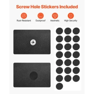 VEVOR Μαύρο Επιτραπέζιο Ράφι 3 Επιπέδων για Γραφείο & Σπίτι ZMSJDNZSJMB3FTXWIV0 - Image 6