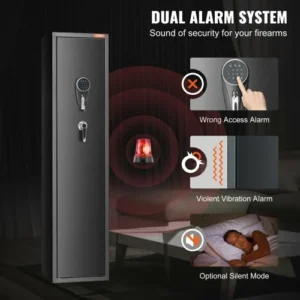 VEVOR Χρηματοκιβώτιο Όπλων με Ψηφιακό Πληκτρολόγιο για 5 Όπλα  ZQJDSX78ZZW99Q44OV9 - Image 3