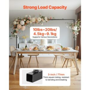 VEVOR Ρυθμιζόμενο Σταντ Τραπεζιού 28-98 in L με Σφιγκτήρα για Διακόσμηση (2 Τεμάχια) ZSGJ2JHSBDTTEYQ85001V0 - Image 2