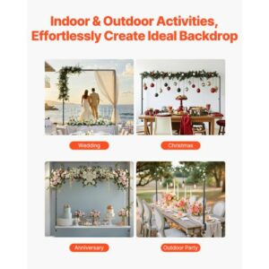 VEVOR Ρυθμιζόμενο Σταντ Τραπεζιού 28-98 in L με Σφιγκτήρα για Διακόσμηση (2 Τεμάχια) ZSGJ2JHSBDTTEYQ85001V0 - Image 4