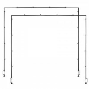 VEVOR Ρυθμιζόμενο Σταντ Τραπεζιού 28-98 in L με Σφιγκτήρα για Διακόσμηση (2 Τεμάχια) ZSGJ2JHSBDTTEYQ85001V0 - Image 8